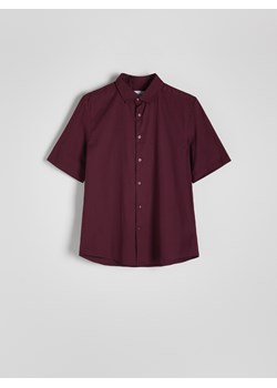 Reserved - Gładka koszula regular fit - fioletowy ze sklepu Reserved w kategorii Koszule męskie - zdjęcie 172573655