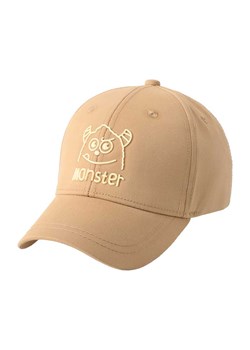 Chłopięca czapka MONSTER beżowa ze sklepu 5.10.15 w kategorii Czapki dziecięce - zdjęcie 172574106