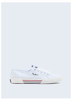 Pepe Jeans Sneakersy w kolorze białym ze sklepu Limango Polska w kategorii Trampki damskie - zdjęcie 172575107