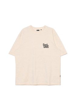 Cropp - Bawełniany t-shirt z różą - kremowy ze sklepu Cropp w kategorii T-shirty męskie - zdjęcie 172575949