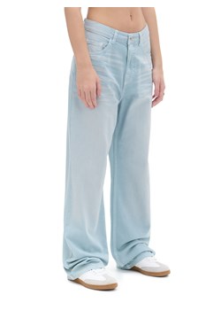 Cropp - Jasnoniebieskie jeansy baggy - kremowy ze sklepu Cropp w kategorii Jeansy damskie - zdjęcie 172575955
