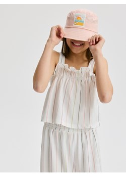 Reserved - Bucket hat z naszywką - pastelowy róż ze sklepu Reserved w kategorii Czapki dziecięce - zdjęcie 172576727
