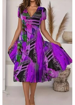 Sukienka VIOREFA LILA ze sklepu Ivet Shop w kategorii Sukienki - zdjęcie 172577319