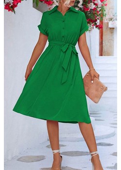 Sukienka MELINTA GREEN ze sklepu Ivet Shop w kategorii Sukienki - zdjęcie 172577397