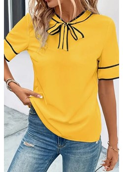 Bluzka FELINSA YELLOW ze sklepu Ivet Shop w kategorii Bluzki damskie - zdjęcie 172577415