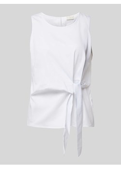 Top bluzkowy z wiązanym detalem ze sklepu Peek&Cloppenburg  w kategorii Bluzki damskie - zdjęcie 172578017
