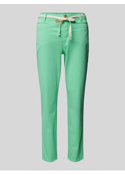 Spodnie materiałowe o kroju slim fit w kant model ‘ALISA’ ze sklepu Peek&Cloppenburg  w kategorii Spodnie damskie - zdjęcie 172578035