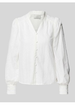 Bluzka z listwą guzikową model ‘Massima’ ze sklepu Peek&Cloppenburg  w kategorii Bluzki damskie - zdjęcie 172578047