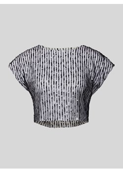 T-shirt krótki z przezroczystego materiału model ‘ESTRID’ ze sklepu Peek&Cloppenburg  w kategorii Bluzki damskie - zdjęcie 172578055