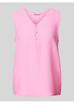 Top bluzkowy z krótką listwą guzikową model ‘Hot’ ze sklepu Peek&Cloppenburg  w kategorii Bluzki damskie - zdjęcie 172578087