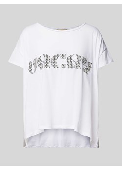 T-shirt z nadrukiem ze sloganem ze sklepu Peek&Cloppenburg  w kategorii Bluzki damskie - zdjęcie 172578095