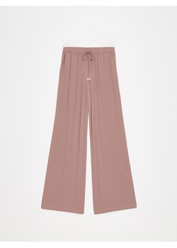 Mohito - Spodnie z wiskozy - brązowy ze sklepu Mohito w kategorii Spodnie damskie - zdjęcie 172578279