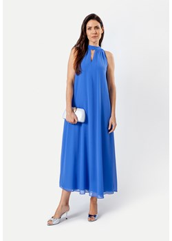 Długa wizytowa suknia z odkrytymi ramionami ze sklepu Molton w kategorii Sukienki - zdjęcie 172578306