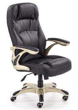 Fotel obrotowy Karel - czarny ze sklepu Edinos.pl w kategorii Krzesła do biurka - zdjęcie 172578906