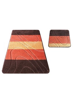 Zestaw brązowych dywaników łazienkowych -  Vices 3X ze sklepu Edinos.pl w kategorii Dywany - zdjęcie 172579055