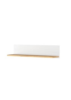 Skandynawska półka ścienna biały + dąb nash - SO-14 ze sklepu Edinos.pl w kategorii Półki - zdjęcie 172579057