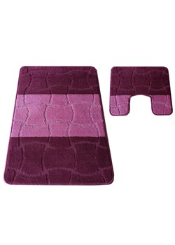 Fioletowe miękkie dywaniki łazienkowe - Depi ze sklepu Edinos.pl w kategorii Dywaniki łazienkowe - zdjęcie 172579206