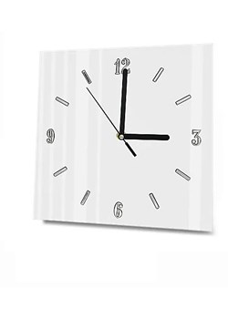 Zegar ze szkła w stylu nowoczesnym Liptos 3R - 5 kolorów ze sklepu Edinos.pl w kategorii Zegary - zdjęcie 172579616