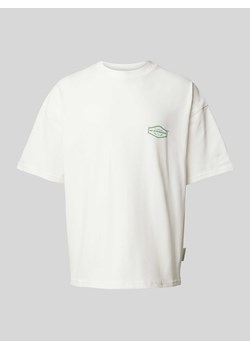 T-shirt z nadrukiem z logo ze sklepu Peek&Cloppenburg  w kategorii T-shirty męskie - zdjęcie 172580745