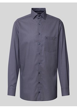 Koszula biznesowa o kroju modern fit model ‘Global’ ze sklepu Peek&Cloppenburg  w kategorii Koszule męskie - zdjęcie 172580807