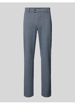 Spodnie materiałowe z wzorem w kratę ze sklepu Peek&Cloppenburg  w kategorii Spodnie męskie - zdjęcie 172580855