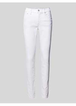 Jeansy o kroju skinny fit w jednolitym kolorze ze sklepu Peek&Cloppenburg  w kategorii Jeansy damskie - zdjęcie 172580876