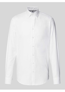 Koszula biznesowa o kroju slim fit z kołnierzykiem typu kent ze sklepu Peek&Cloppenburg  w kategorii Koszule męskie - zdjęcie 172580987