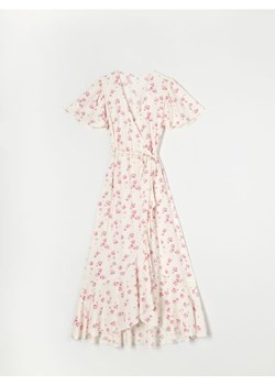 Sinsay - Sukienka midi w kwiaty - wielobarwny ze sklepu Sinsay w kategorii Sukienki - zdjęcie 172583699