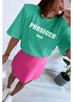 T-shirt GORFELDA GREEN ze sklepu Ivet Shop w kategorii Bluzki damskie - zdjęcie 172585128