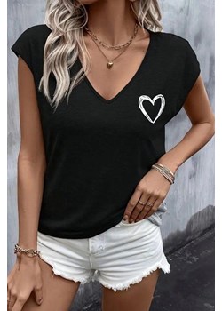 T-shirt NIOMEGA BLACK ze sklepu Ivet Shop w kategorii Bluzki damskie - zdjęcie 172585149