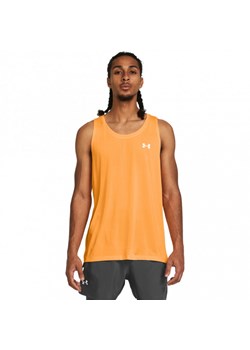 Męski top do biegania Under Armour UA Streaker Singlet - pomarańczowy ze sklepu Sportstylestory.com w kategorii T-shirty męskie - zdjęcie 172586578