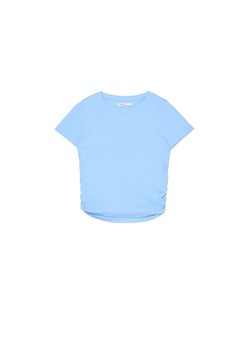 Cropp - Niebieska prążkowana bluzka - niebieski ze sklepu Cropp w kategorii Bluzki damskie - zdjęcie 172587486