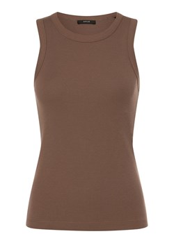 Opus Top damski - Ilesso Kobiety Bawełna kasztanowy jednolity ze sklepu vangraaf w kategorii Bluzki damskie - zdjęcie 172588447