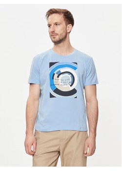 Pierre Cardin T-Shirt C5 21050.2101 Błękitny Regular Fit ze sklepu MODIVO w kategorii T-shirty męskie - zdjęcie 172591697