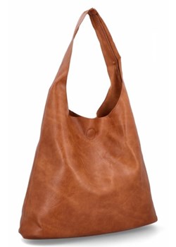Duża Torebka Damska XL Shopper Bag z Kosmetyczką firmy Herisson Ruda (kolory) ze sklepu torbs.pl w kategorii Torby Shopper bag - zdjęcie 172592466