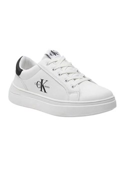 sneakersy calvin klein jeans v3x9 80876 1355 x002 biały ze sklepu Royal Shop w kategorii Trampki damskie - zdjęcie 172594117