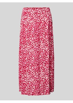 Spódnica midi z wiskozy z elastycznym pasem model ‘MARRAKECH’ ze sklepu Peek&Cloppenburg  w kategorii Spódnice - zdjęcie 172594457