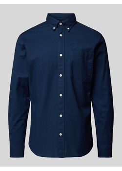 Koszula casualowa o kroju slim fit z kieszenią na piersi model ‘BROOK OXFORD’ ze sklepu Peek&Cloppenburg  w kategorii Koszule męskie - zdjęcie 172594585
