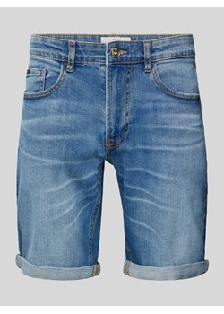 Szorty jeansowe o kroju regular fit z przetarciami model ‘PORTO’ ze sklepu Peek&Cloppenburg  w kategorii Spodenki męskie - zdjęcie 172594688