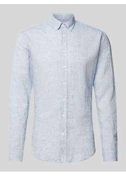 Koszula casualowa z fakturowanym wzorem ze sklepu Peek&Cloppenburg  w kategorii Koszule męskie - zdjęcie 172594696