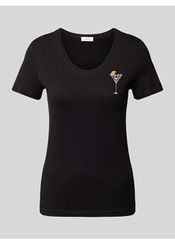 T-shirt z nadrukowanym motywem ze sklepu Peek&Cloppenburg  w kategorii Bluzki damskie - zdjęcie 172594746