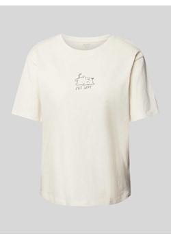 T-shirt z nadrukowanym motywem ze sklepu Peek&Cloppenburg  w kategorii Bluzki damskie - zdjęcie 172594917