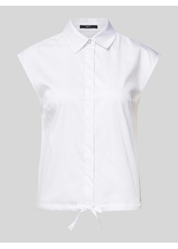 Top bluzkowy w jednolitym kolorze z krytą listwą guzikową ze sklepu Peek&Cloppenburg  w kategorii Koszule damskie - zdjęcie 172594939