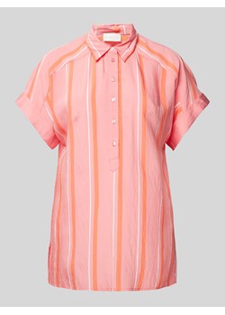 Bluzka z mieszanki wiskozy ze wzorem w paski ze sklepu Peek&Cloppenburg  w kategorii Koszule damskie - zdjęcie 172594949