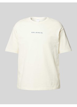 T-shirt z nadrukiem z napisem model ‘LOOSE-BALANCE’ ze sklepu Peek&Cloppenburg  w kategorii T-shirty męskie - zdjęcie 172594985