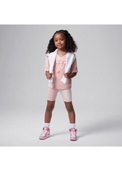 Zestaw z kolarkami dla małych dzieci Jordan Mini Me - Różowy ze sklepu Nike poland w kategorii Spodenki dziewczęce - zdjęcie 172595057