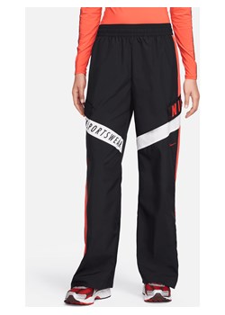 Damskie spodnie z wysokim stanem Nike Sportswear - Czerń ze sklepu Nike poland w kategorii Spodnie damskie - zdjęcie 172595058