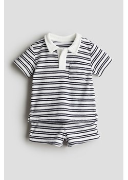 H & M - Bawełniane szorty - Biały ze sklepu H&M w kategorii Odzież dla niemowląt - zdjęcie 172595087