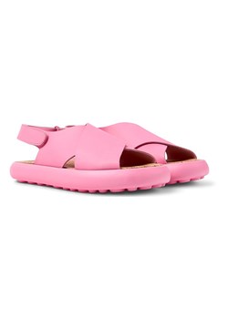 Camper Skórzane sandały w kolorze różowym ze sklepu Limango Polska w kategorii Sandały damskie - zdjęcie 172595776