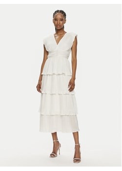 Vila Sukienka koktajlowa Lillian 14089876 Biały Regular Fit ze sklepu MODIVO w kategorii Sukienki - zdjęcie 172598196